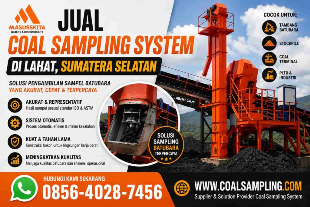 Jual Coal Sampling System di Lahat Sumatra Selatan