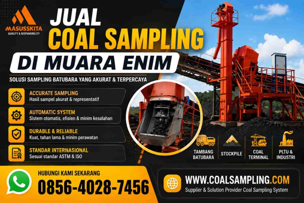 Jual Coal Sampling System di Muara Enim Sumatera Selatan