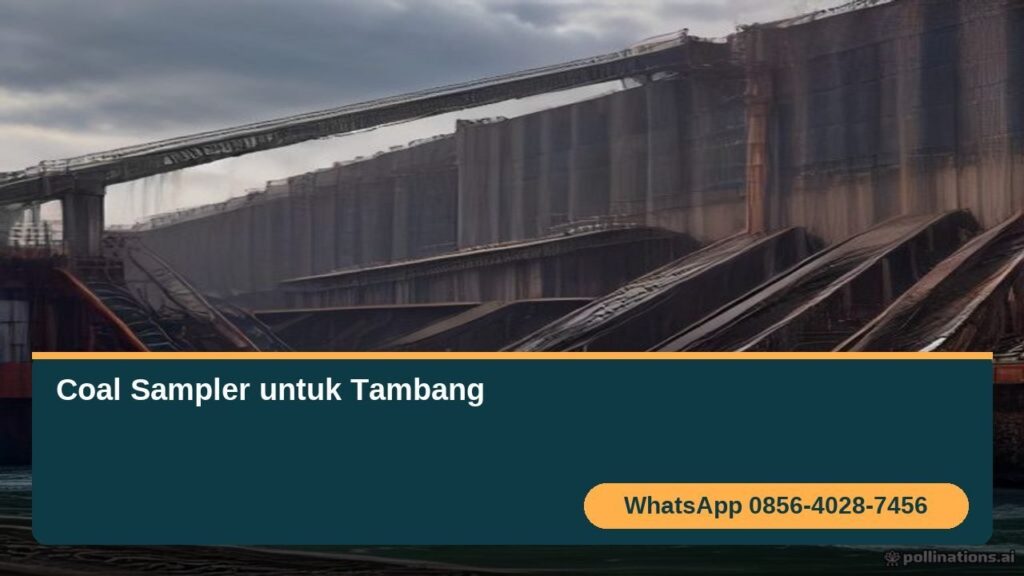 Empat jenis coal sampler untuk conveyor batubara: cross-belt, falling stream, auger, dan automatic sampling system