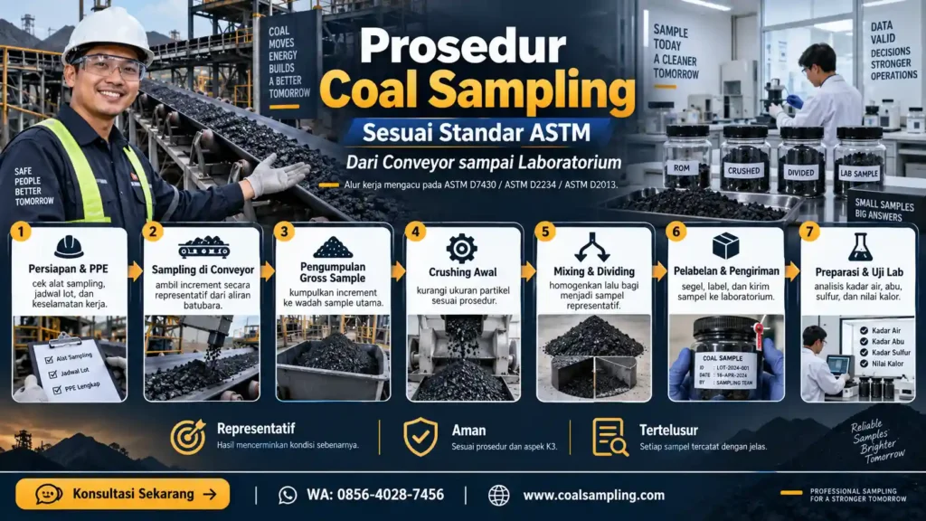 prosedur coal sampling