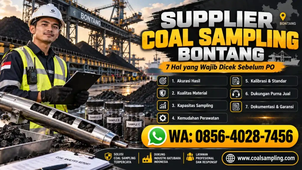 Supplier Coal Sampling Bontang: 7 Hal yang Wajib Dicek Sebelum PO