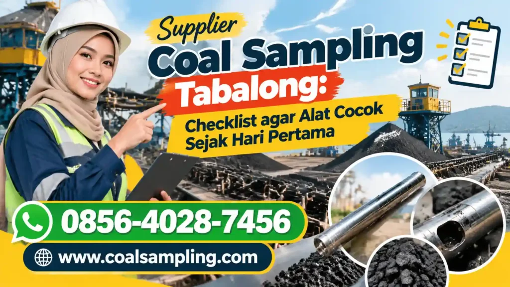 Supplier Coal Sampling Tabalong: Checklist agar Alat Cocok Sejak Hari Pertama