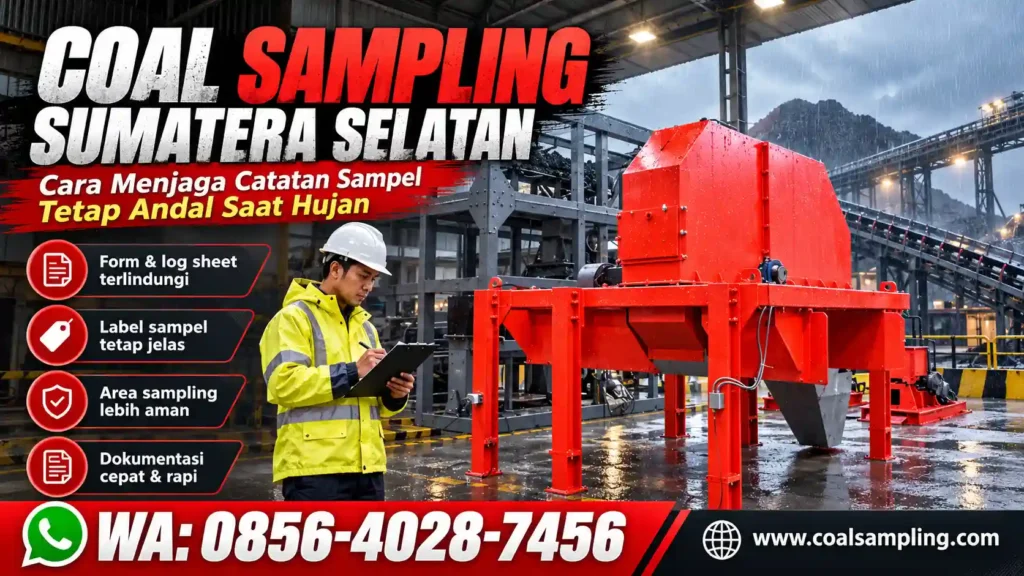 Coal Sampling Sumatera Selatan: Cara Menjaga Catatan Sampel Tetap Andal Saat Hujan