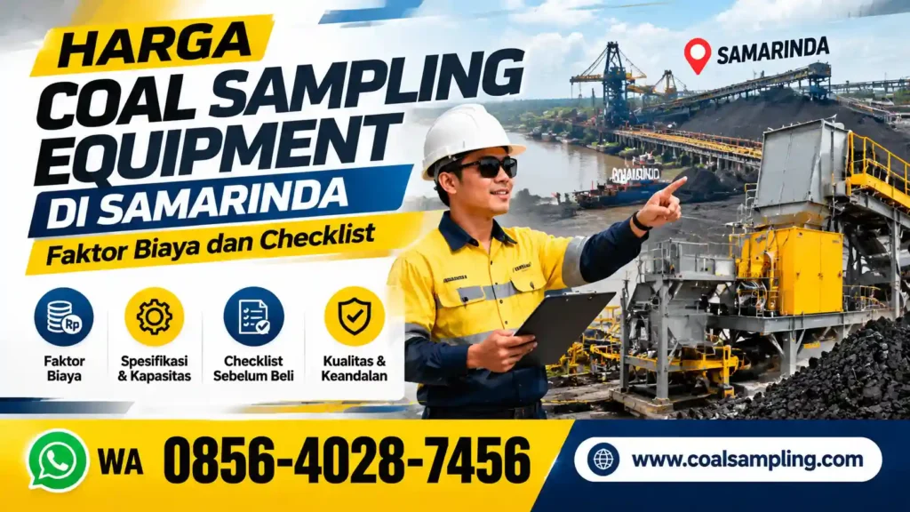 Harga Coal Sampling Equipment di Samarinda: Faktor Biaya dan Checklist